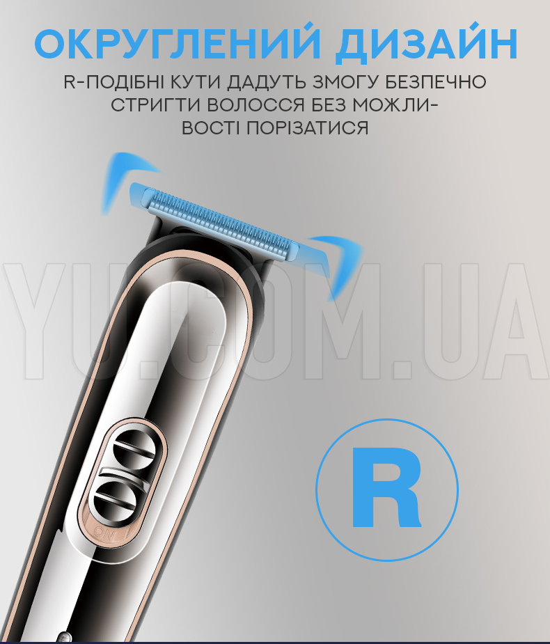 Машинка для стрижки RAF R4008 з 3 насадками Машинка для стрижки RAF R4008 з 3 насадками